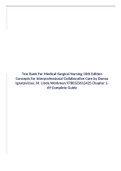 Test Bank For Medical-Surgical Nursing 10th Edition Concepts for Interprofessional Collaborative Care by Donna Ignatavicius, M. Linda Workman 9780323612425 Chapter 1-69 Complete Guide 