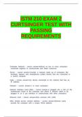 ISTM 210 EXAM 2 CURTSINGER TEST WITH PASSING REQUIREMENTS