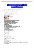 PN124 OB/PEDS REVIEW 1 EXAM LATEST UPDATED