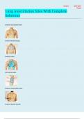 Lung Auscultation Sites With Complete Solutions