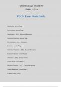 FCCM Exam Study Guide.