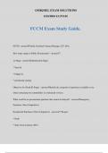 FCCM Exam Study Guide.