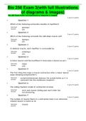 Bio 256 Exam 3(with full illustrations of diagrams & images) BEST GRADED Bio 256 Exam 3(with full illustrations of diagrams & images) BEST GRADED Bio 256 Exam 3(with full illustrations of diagrams & images) BEST GRADED Bio 256 Exam 3(with full illustratio