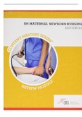 ATI RN MATERNAL NEWBORN PROCTORED EXAMBANK (36 SETS) 2022/2023 LATEST MUTLIPLE VERSIONS.