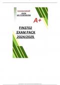 FIN3702 EXAM PACK 2024/2025 