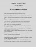 GE6115 Exam Study Guide.