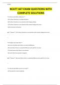 NCATT AET EXAM QUESTIONS WITH COMPLETE SOLUTIONS