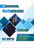 Mathmission – by O P Gupta – for Class 11 