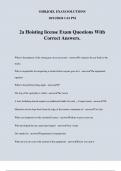 2a Hoisting license Exam Questions With Correct Answers.