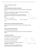 uitgewerkte leerdoelen economie