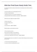 ENA Ear Final Exam Study Guide Test.