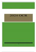 2024 OCR GCSE (9−1) Chemistry B (Twenty First Century Science) J258/01 Breadth in Chemistry (Foundation Tier) Actual Mark Scheme and Question Paper Combined