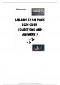 LML4801 EXAM PACK 2024/2025  {QUESTIONS AND ANSWERS }