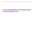 ATI RN OB MATERNITY PROCTORED EXAM {3 LATEST VERSIONS} 2023