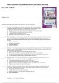 Davis's Drug Guide for Nurses 15th Edition Test Bank by April Hazard Vallerand, Cynthia A. Sanoski