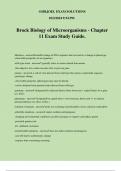 Brock Biology of Microorganisms - Chapter 11 Exam Study Guide