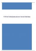 NU 545 Unit 1 Test Bank Questions and Answers- University of South Alabama