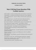 Mast 1120 final Exam Questions With Verified Answers.