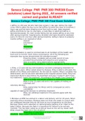 Seneca College PNR PNR 300/ PNR300 Exam (solutions) Latest Spring 2023_ All answers verified correct and graded already.