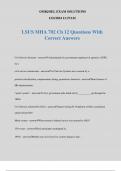 LSUS MHA 702 Ch 12 Questions With Correct Answers