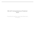 ATI RN COMPREHENSIVE PROCTORED EXIT EXAM 2019 FORM A, B, C & D COMPLETE REAL EXAM QUESTIONS AND CORRECT ANSWERS VERIFIED. SCORED AN A