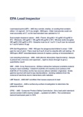 EPA Lead Risk Assessor Exam  & Inspector Tests & Exams !!!!!!! 2023 (A+ GRADED 100 % VERIFIED)ALL BUNDLED HERE!!!!!!!