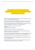  IEC 62443-IC33 Risk Assessment Specialist Questions And Answers 100% Guaranteed Success.