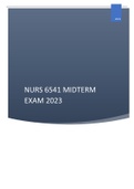 NURS 6541 MIDTERM EXAM 2023