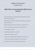 MRCS Part A Exam Questions With Correct Answers