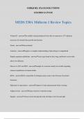 MEDS 530A Midterm 1 Review Topics