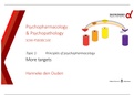 Psychopathology and Psychopharmacology Radboud Lecture 3