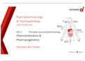 Psychopathology and Psychopharmacology Radboud Lecture 4