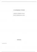   1-4 Consulting Report: CSR Model  Southern New Hampshire University MBA 500: Building Bu