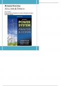 Solution Manual For Power System Analysis and Design 7th Edition by J. Duncan Glover, Mulukutla S. Sarma, Thomas Overbye, Adam Birchfield