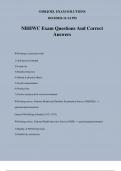 NBHWC Exam Questions And Correct Answers