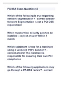 PCI ISA Exam Question 60|2023 LATEST UPDATE|GUARANTEED SUCCESS