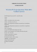 NCLEX-PN Exam Questions With 100% Verified Answers