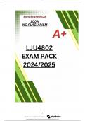 LJU4802 EXAM PACK 2024/2025