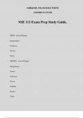 NSE 111 Exam Prep Study Guide.