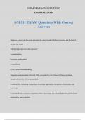 NSE111 EXAM Questions With Correct Answers