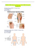 NACE II RN Entrance Review Test- With Answers Graded A+