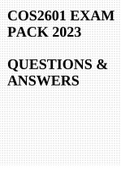 COS2601 EXAM PACK 2023