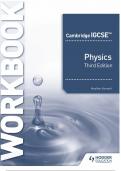 Cambridge IGCSE Physics Workbook 3rd Edition Test Bank