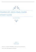 PHARM ATI 2023-FINAL EXAM-STUDY GUIDE