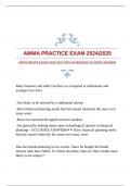 AWMA PRACTICE EXAM 20242025 WITH GUARANTEED ACCURATE ANSWERS 