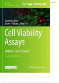 Cell Viability Assays Methods in Molecular Biology Second Edition Oliver Friedrich and Daniel F. Gilbert 