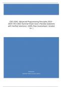 CSCI-2041: Advanced Programming Principles 2024 – 2025 CSCI-2041 Summer Final Exam Quiz 2 Review Questions with Verified Solutions | 100% Pass Guaranteed | Graded A+ |