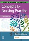 Concepts for nursing practice 3rd edition by jean foret giddens test bank 2024-2025