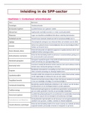 Inleiding in de SPP-sector: Woordenlijst (18/20)
