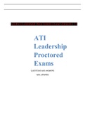 ATI RN LEADERSHIP PROCTORED EXAMS VERSION 1 2 3 